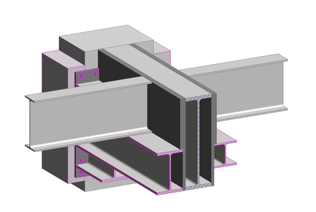Modélisation 3D d’un assemblage de renforcement métallique